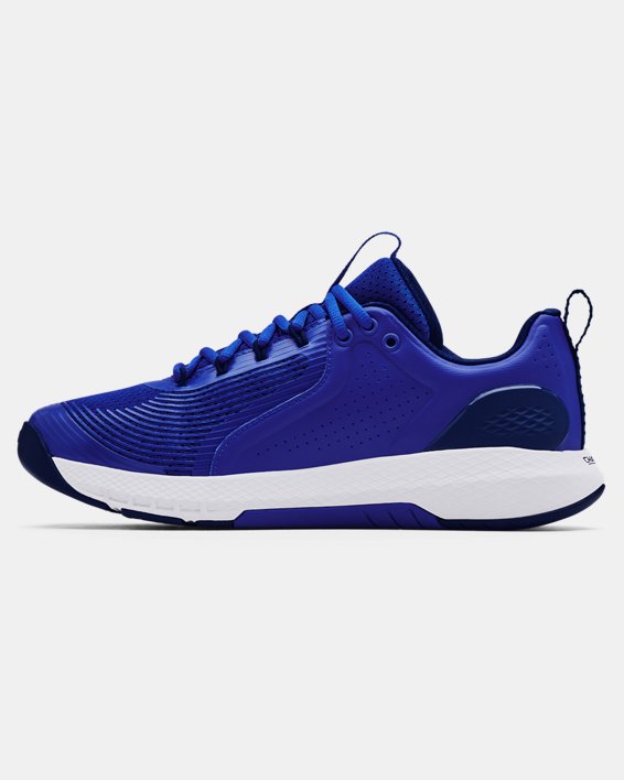 Men's UA Charged Commit 3 Training Shoes, Blue, pdpMainDesktop image number 1